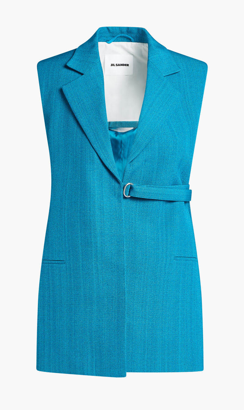Jil Sander Blue Vest 10 Tm Fluid Silk And Viscose for Women | The Deal Outlet
Jil Sander Blue Vest 10 Tm Fluid Silk And Viscose for Women | The Deal Outlet