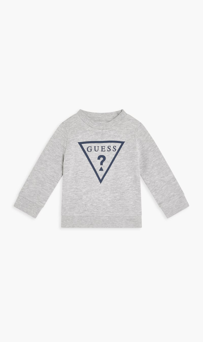 Basic Crew Neck Shirt, Grey