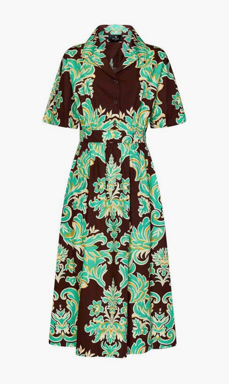 Etro Multi-color Cotton Midi Shirtdress for Women | The Deal Outlet
Etro Multi-color Cotton Midi Shirtdress for Women | The Deal Outlet