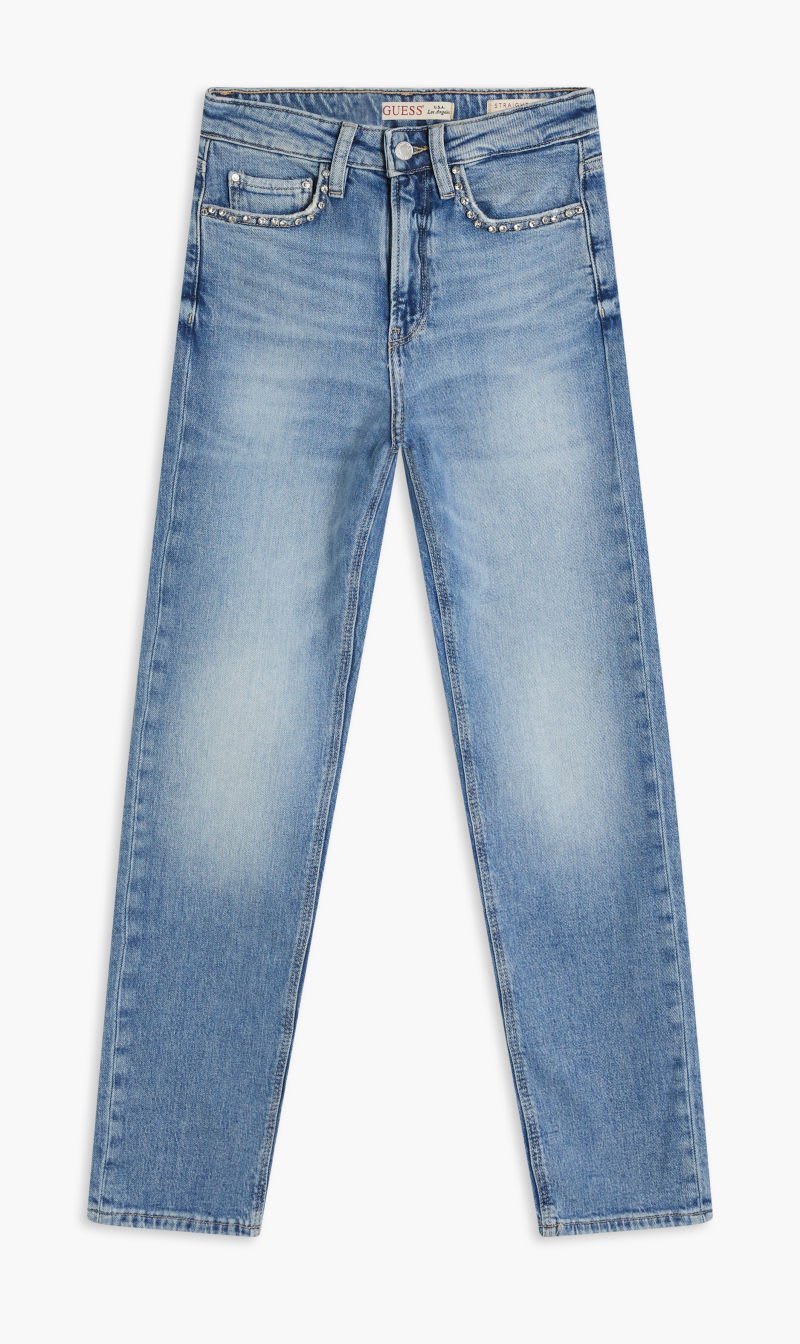 Guess Blue Eco High Rise Straight Leg Girly Denim for Women | The Deal Outlet
Guess Blue Eco High Rise Straight Leg Girly Denim for Women | The Deal Outlet