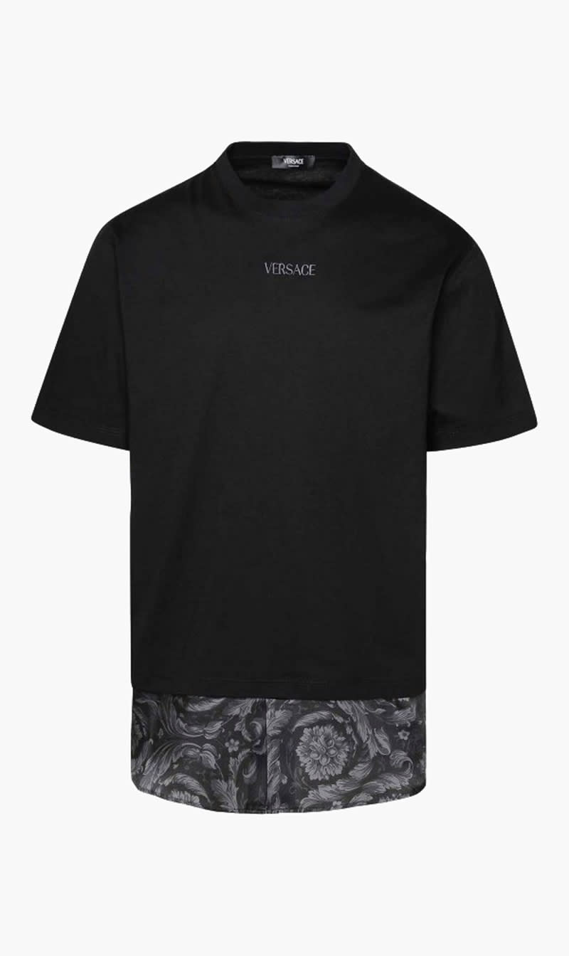 Versace Black T-shirt Jersey Fabric + Versace Embroidery + Barocco for Men | The Deal Outlet
Versace Black T-shirt Jersey Fabric + Versace Embroidery + Barocco for Men | The Deal Outlet