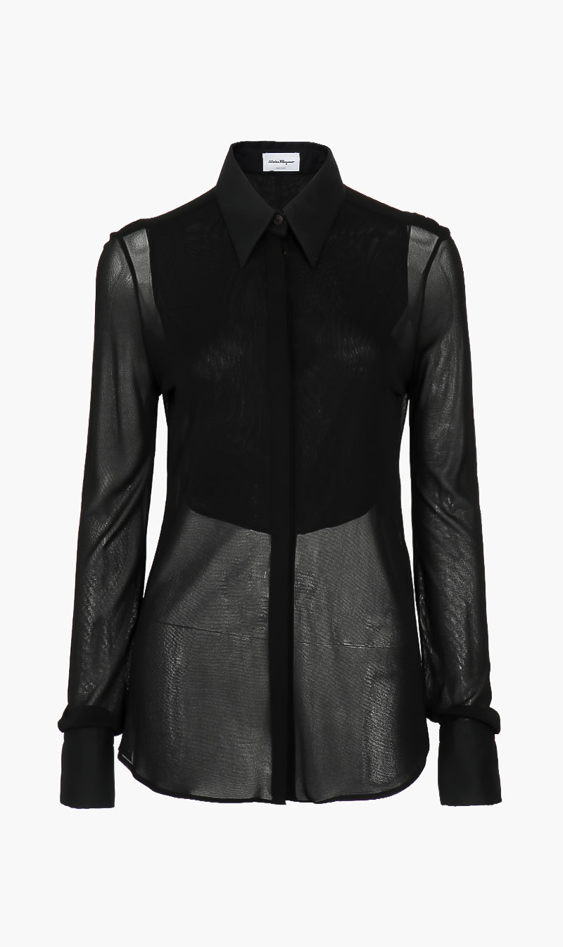 Salvatore ferragamo viscose fluit long sleeves shirt | the deal outlet, Black
Salvatore ferragamo viscose fluit long sleeves shirt | the deal outlet, Black