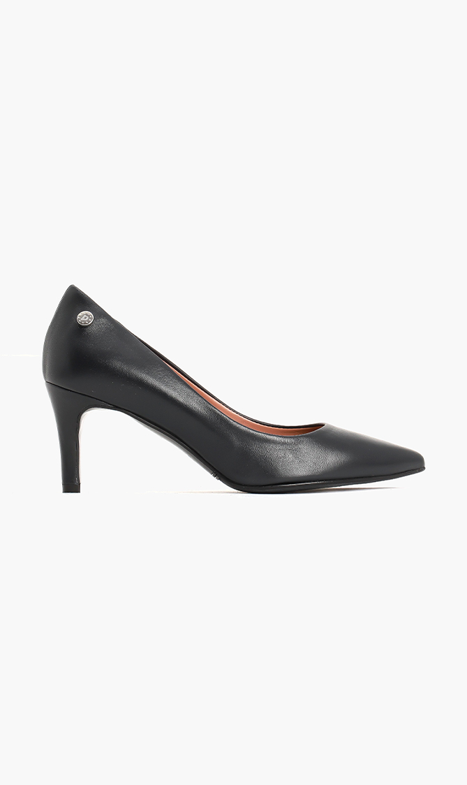 Pollini Leather Pointy Toe Pumps