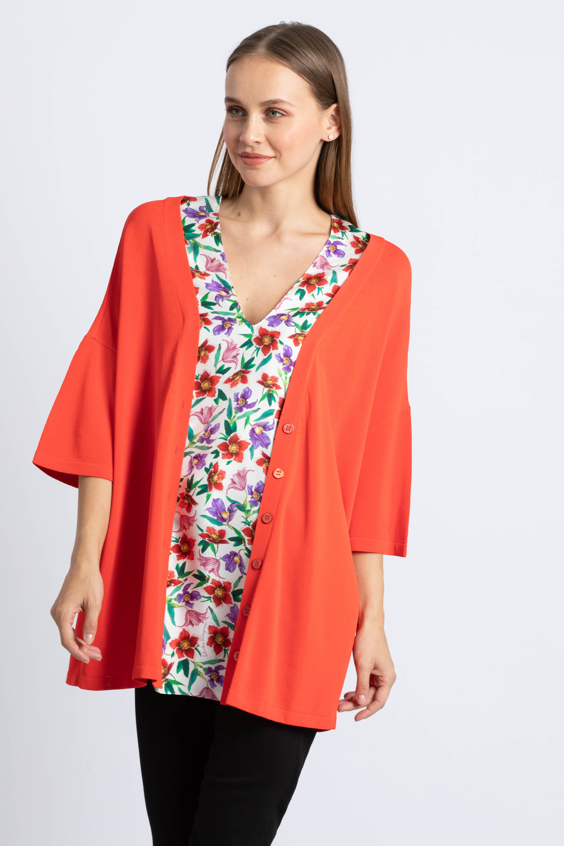 Knitted Top, Orange