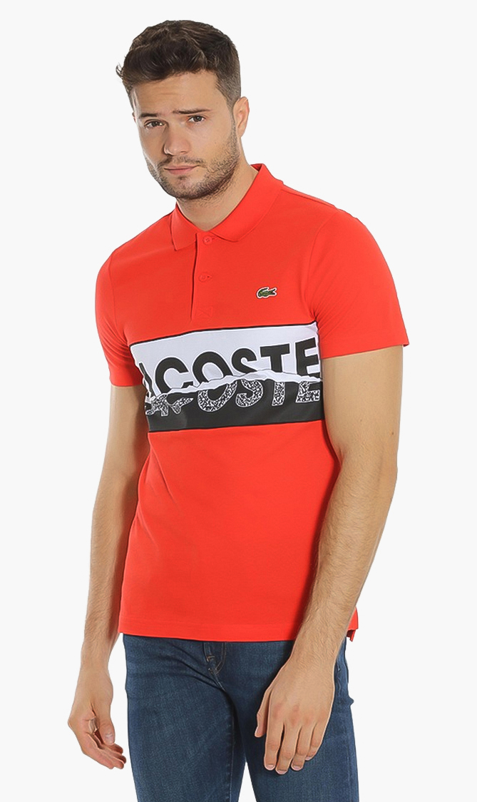 Lacoste Sport Graphic Logo Polo Shirt