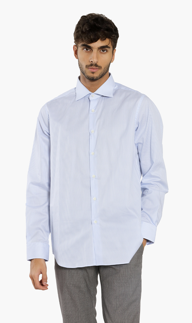 Pal Zileri Stripes Long Sleeves Shirt