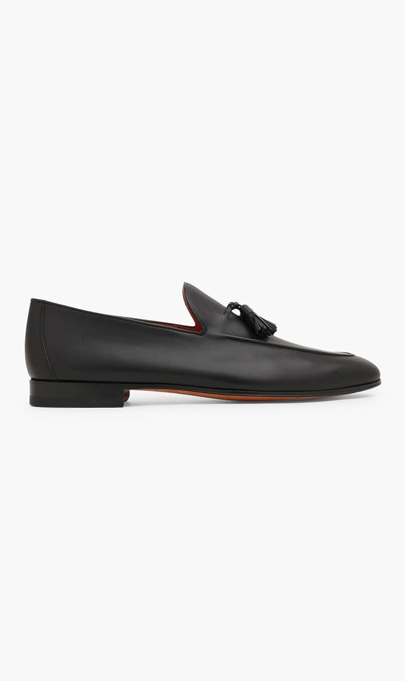 Magnanni Black Leather Tassel Loafers for Men | The Deal Outlet
Magnanni Black Leather Tassel Loafers for Men | The Deal Outlet