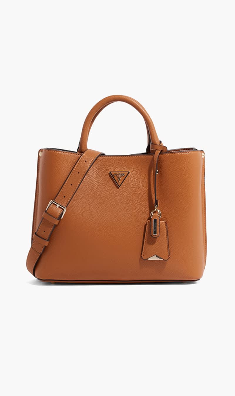 Guess Brown Logo Detail Textured Satchel Bag for Women
Guess Brown Logo Detail Textured Satchel Bag for Women