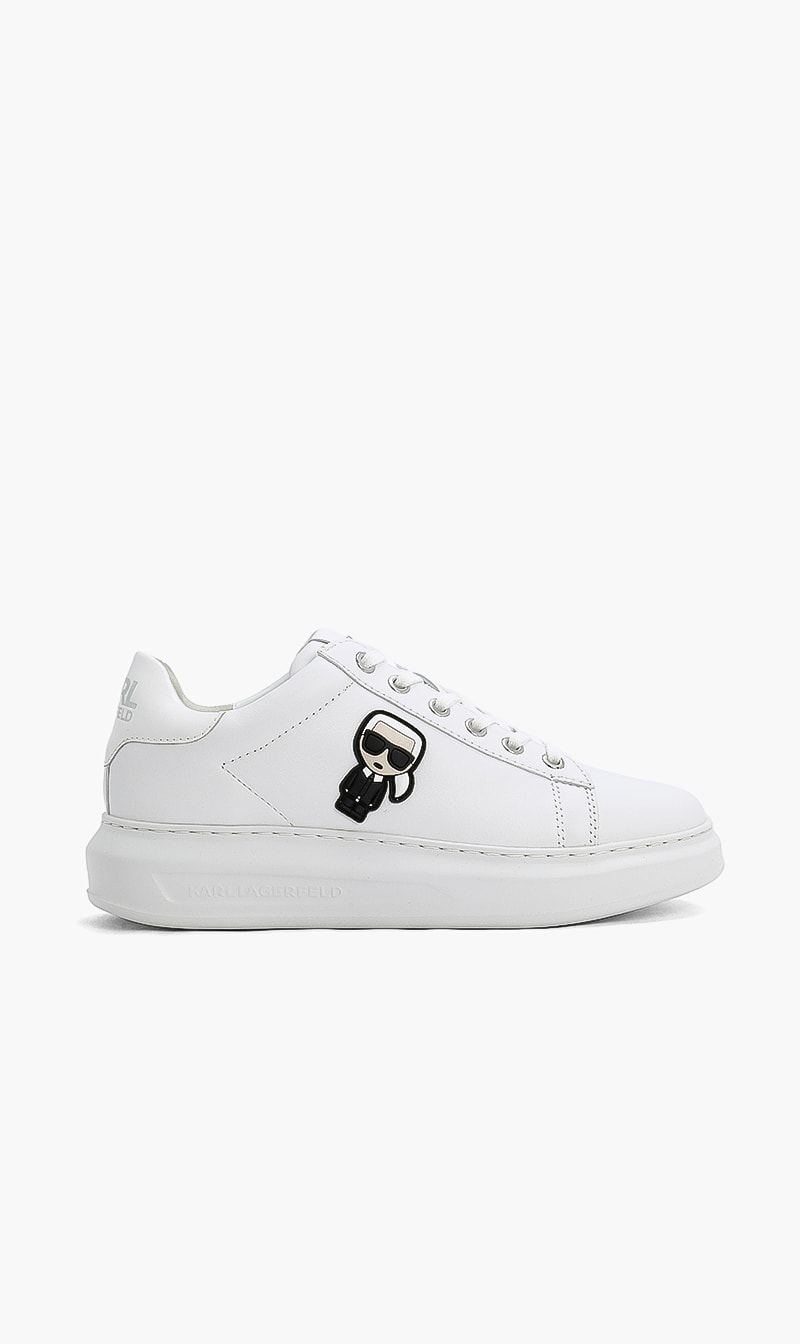 Ikonik Low Lace-up Sneakers, White