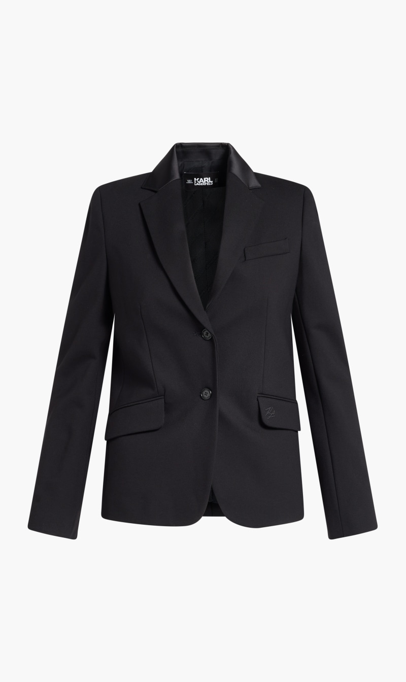 Karl Lagerfeld Black Punto Single Breasted Jacket for Women | The Deal Outlet
Karl Lagerfeld Black Punto Single Breasted Jacket for Women | The Deal Outlet
