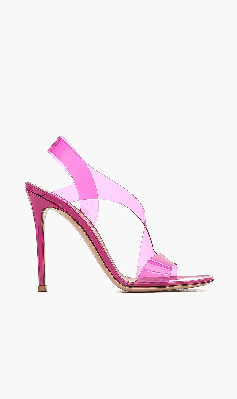 Gianvito Rossi Pink Metropolis Transparent Strap Sandals for Women | The Deal Outlet
Gianvito Rossi Pink Metropolis Transparent Strap Sandals for Women | The Deal Outlet