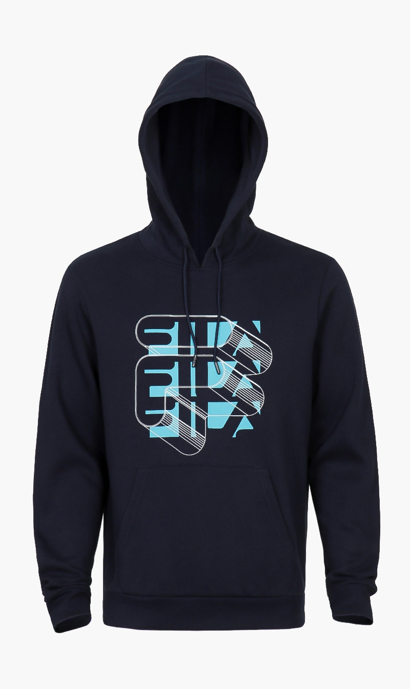 Over The Head Hoodie, Blue