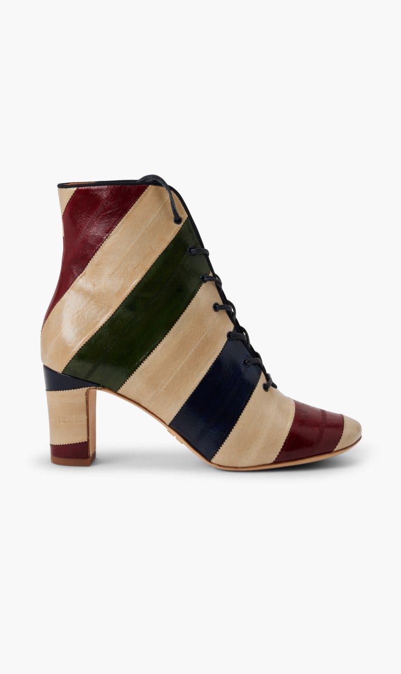 Tory Burch Blue Vienna 70mm Bootie for Women | The Deal Outlet