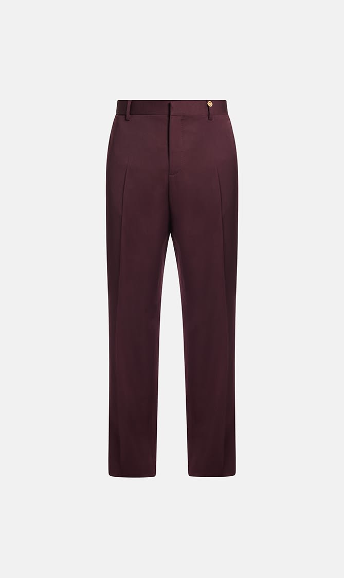 Versace Purple formal Pant Cinzed Wool Fabric for Men | The Deal Outlet
Versace Purple formal Pant Cinzed Wool Fabric for Men | The Deal Outlet