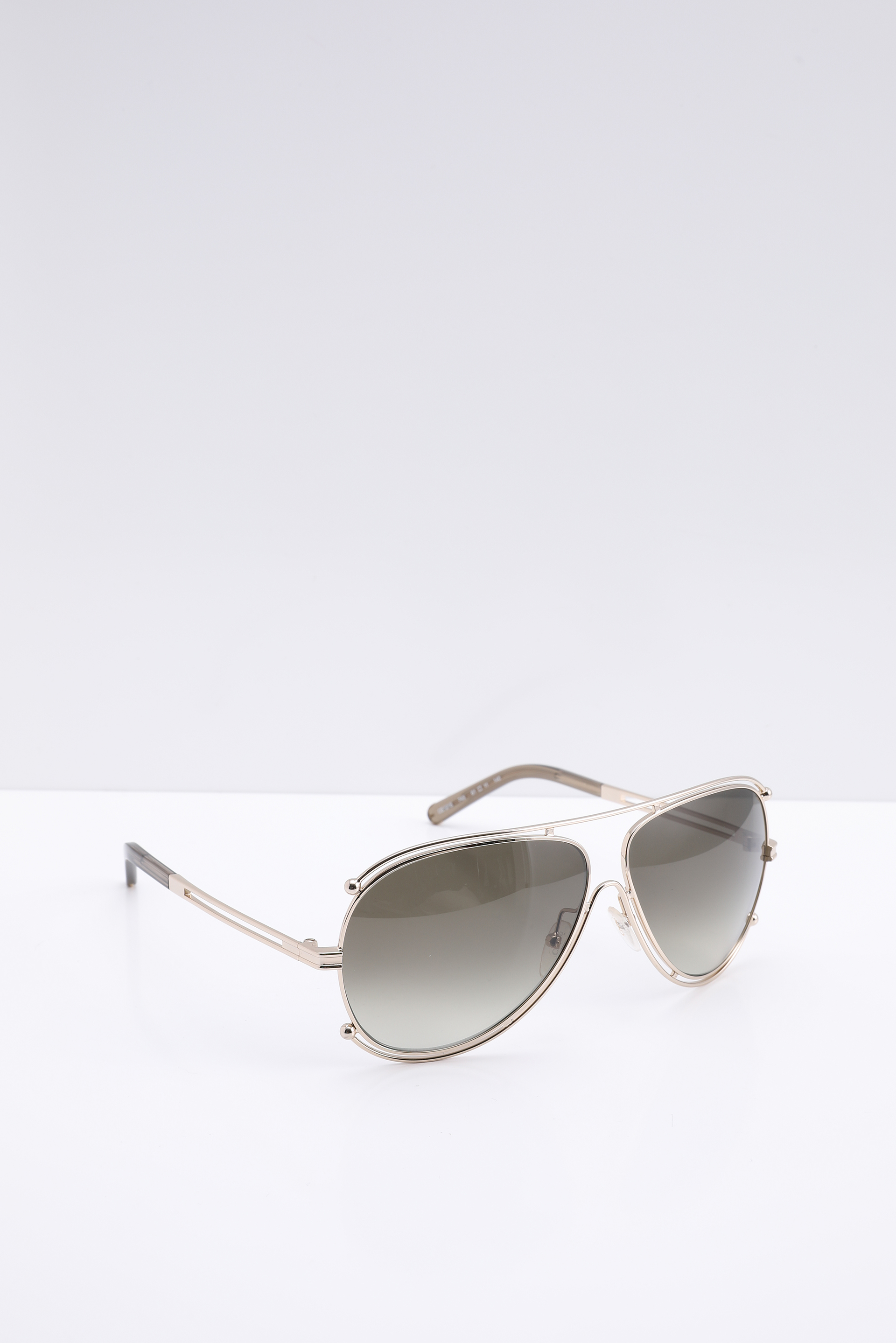 Chloe Classic Aviator Grey Women's Sunglasses