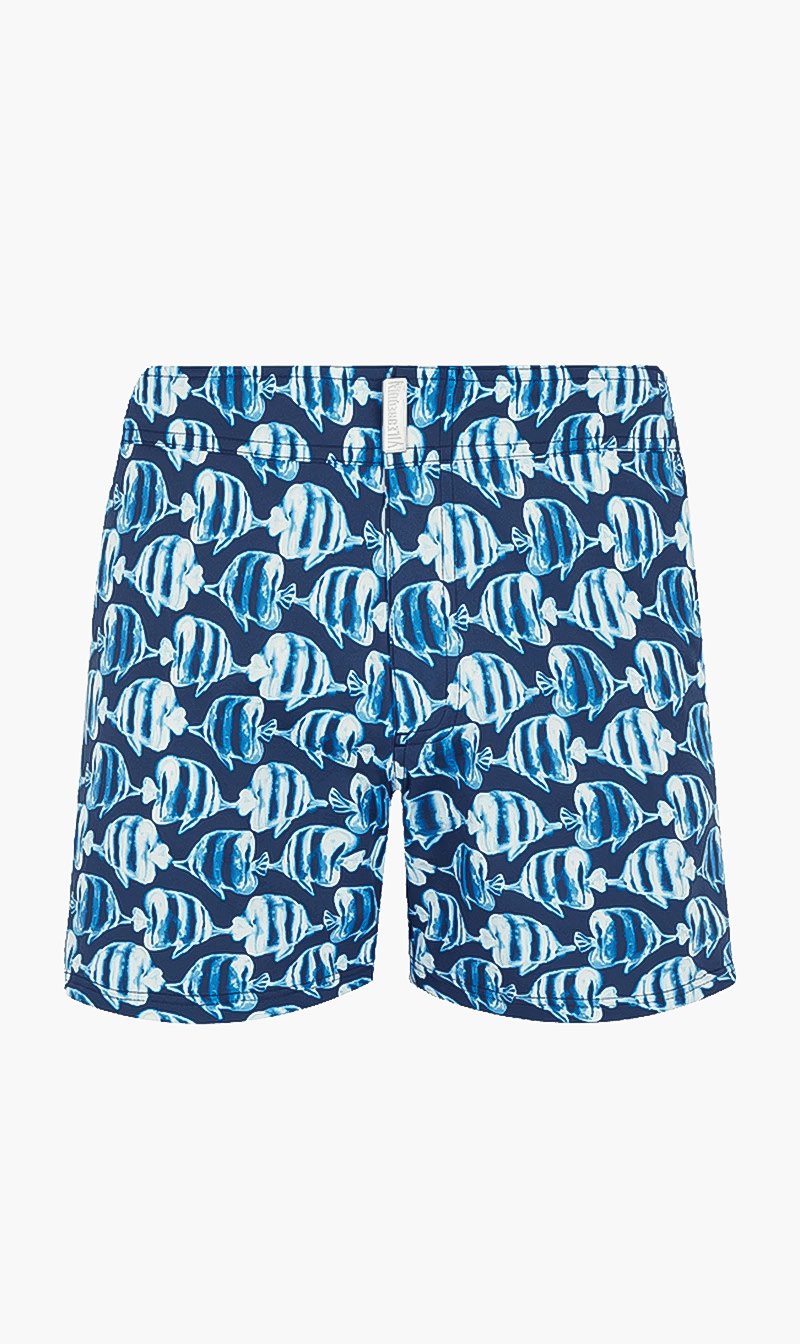 Vilebrequin Blue Fish Printed Shorts for Men | The Deal Outlet