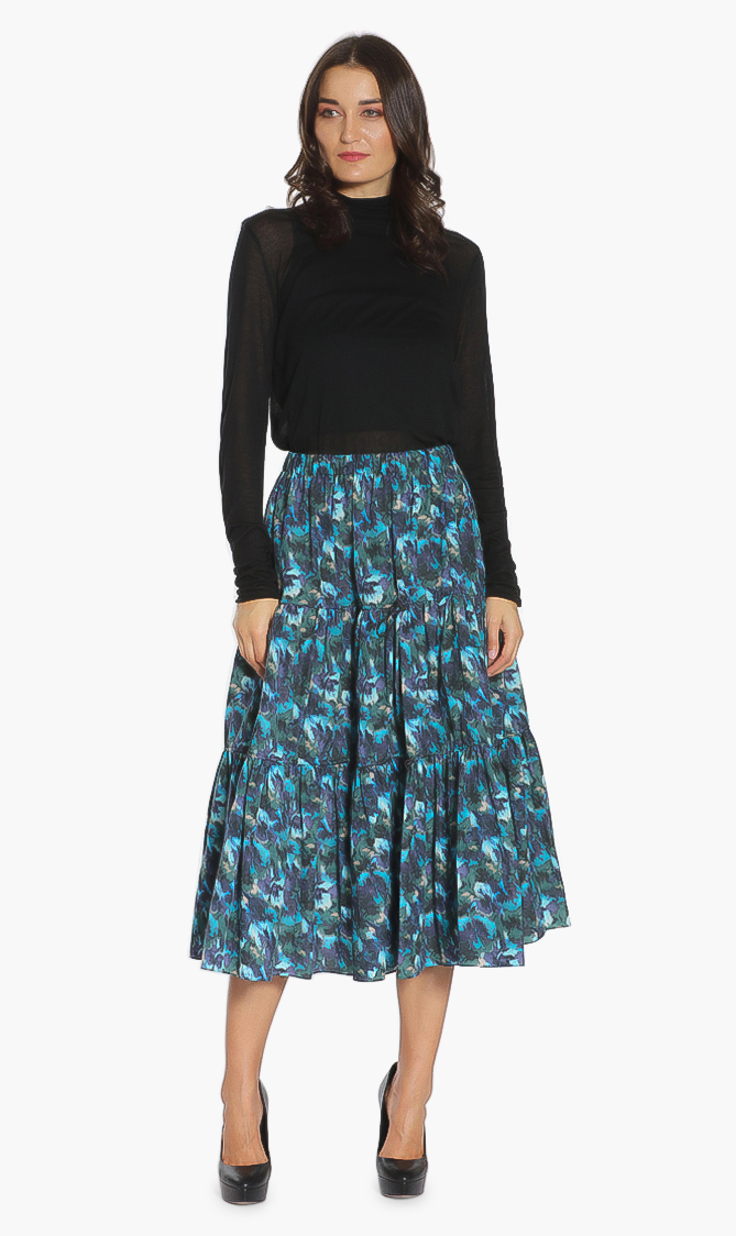 Kenzo Printed Midi Skirt