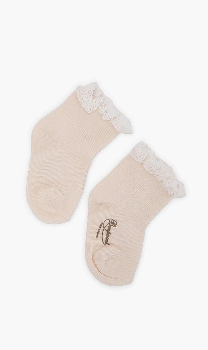 BONPOINT Lace Trim Socks