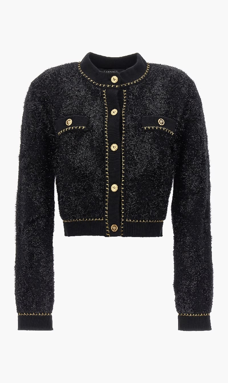 Versace Black Knit Sweater for Women | The Deal Outlet
Versace Black Knit Sweater for Women | The Deal Outlet