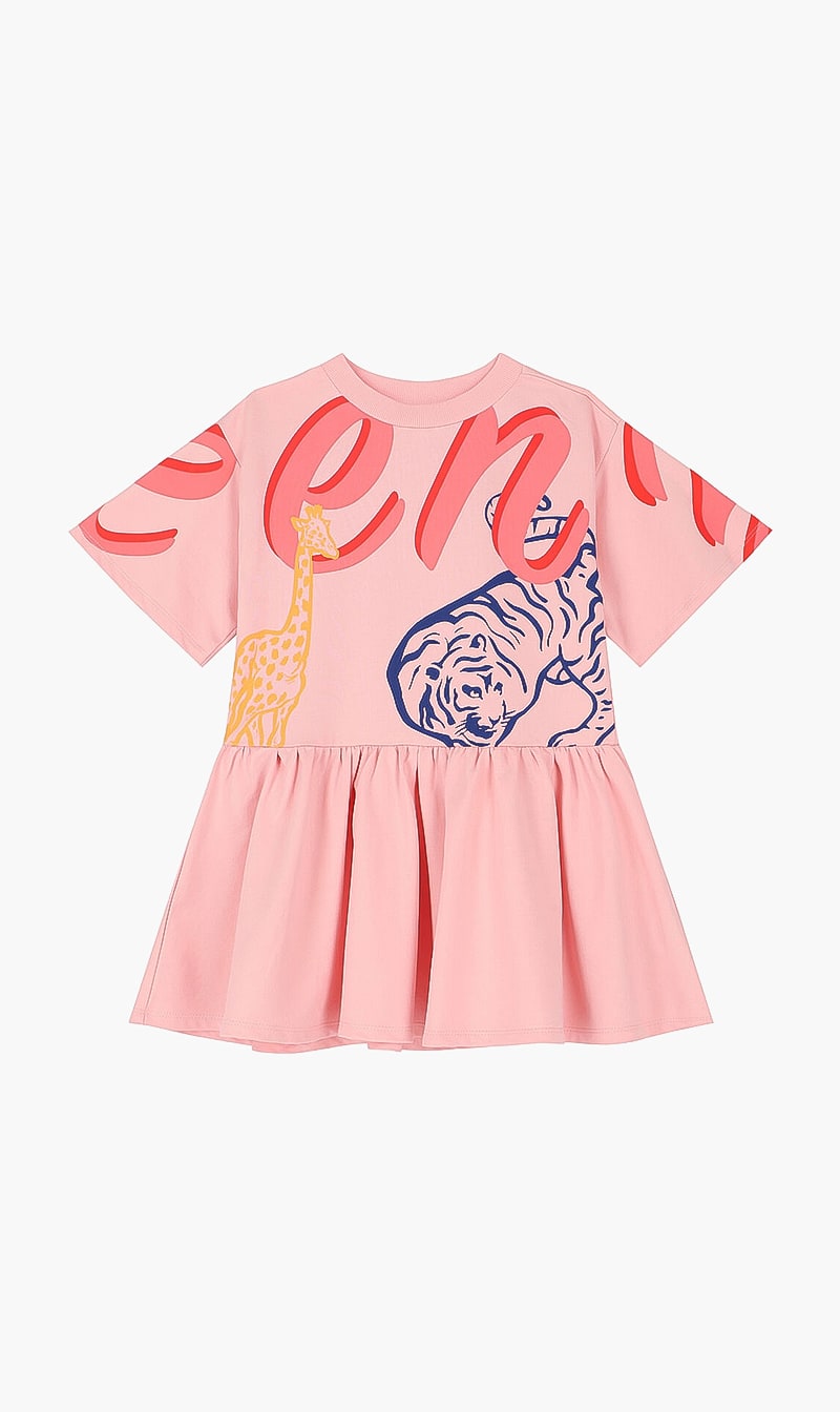 Animal Printed Logo Dress