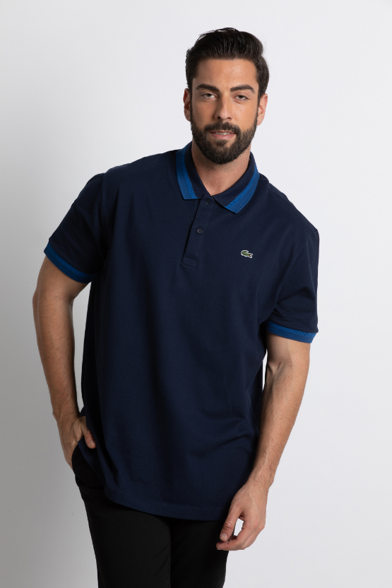 Lacoste Contrasting Band Slim Fit Polo