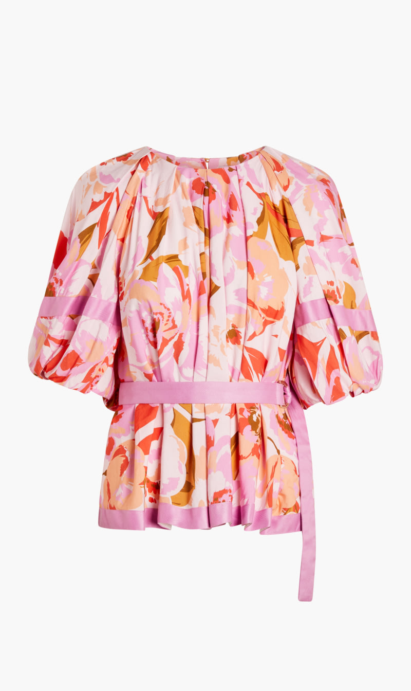 Acler Pink Quincy Top for Women | The Deal Outlet