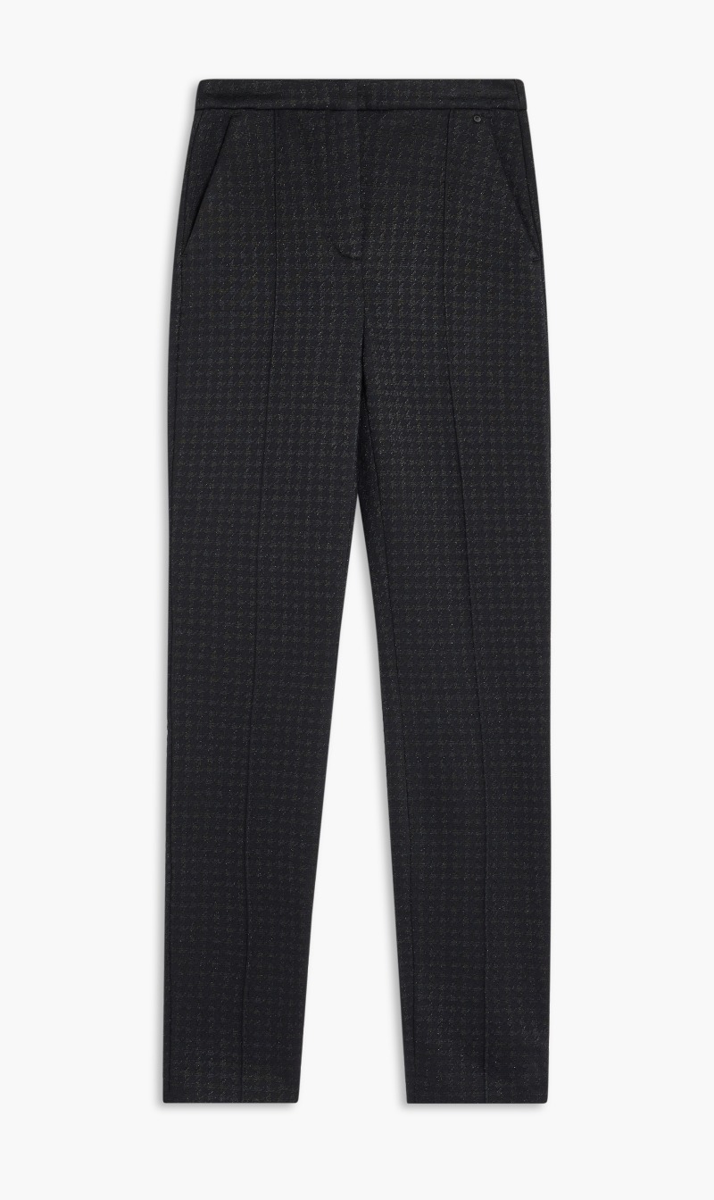 Karl Lagerfeld Black Premium Punto Pants for Women | The Deal Outlet
