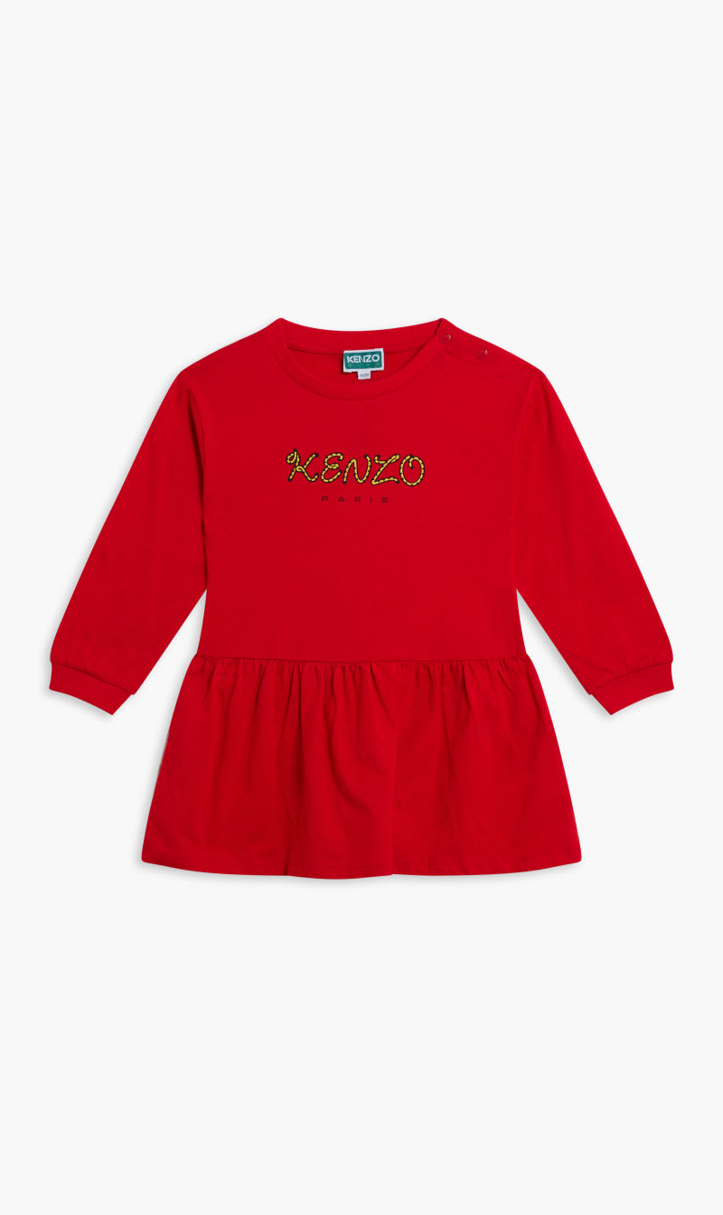 Kenzo Red Dress for Girls | The Deal Outlet