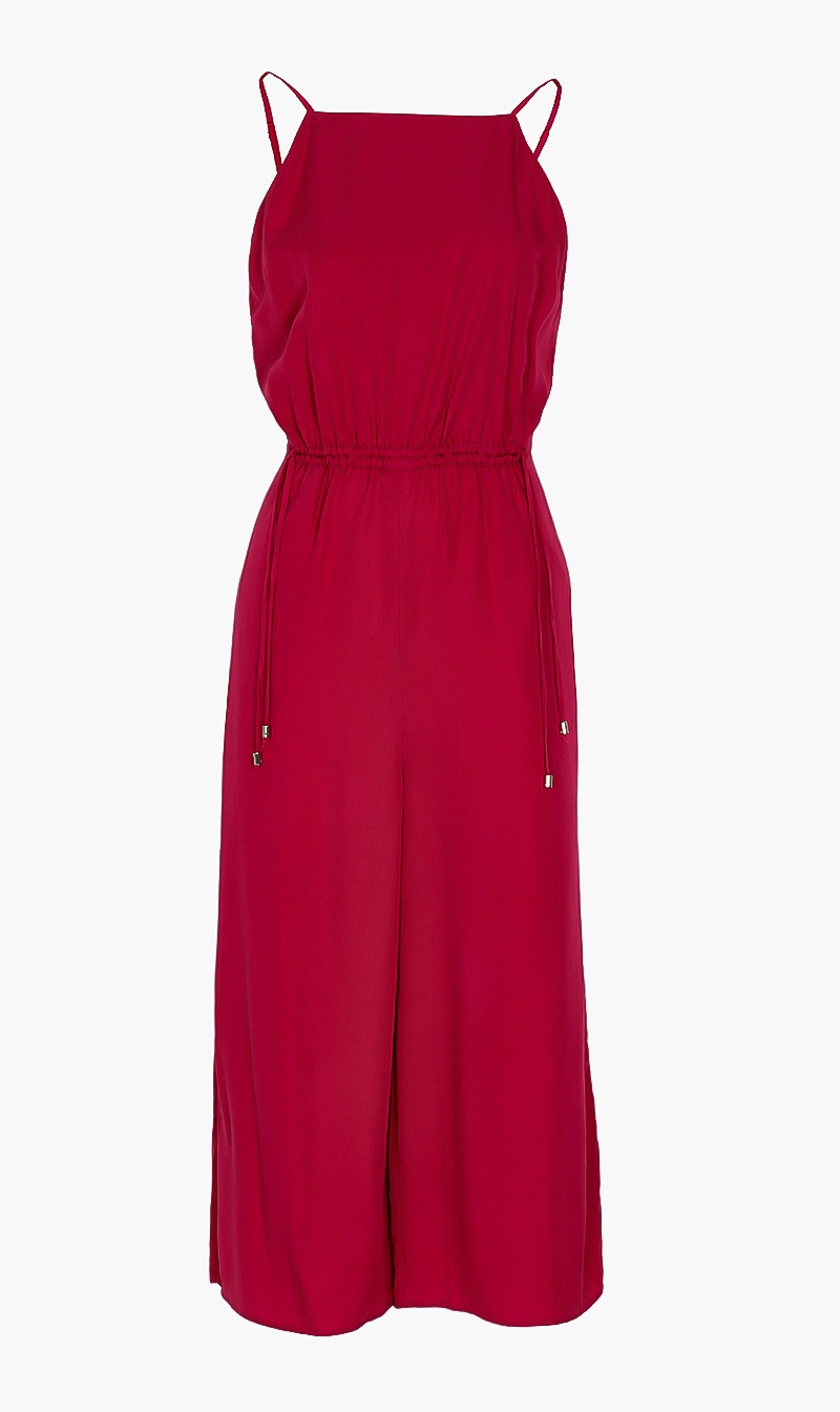 Drawstring Waist Jumpsuit