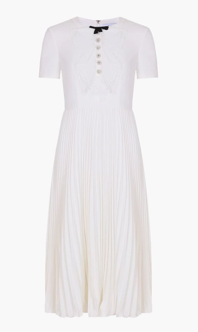 Self-portrait White White Lace Bib Midi Dress for Women | The Deal Outlet
Self-portrait White White Lace Bib Midi Dress for Women | The Deal Outlet