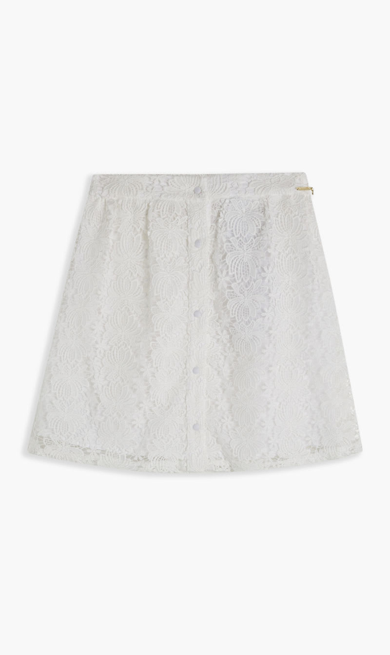 Guess White Lace Skirt for Girls | The Deal Outlet