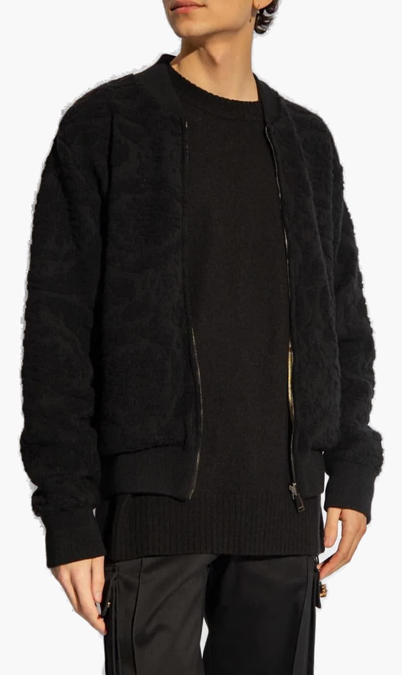 Versace Black Knit Outerwear Reversible for Men | The Deal Outlet
Versace Black Knit Outerwear Reversible for Men | The Deal Outlet