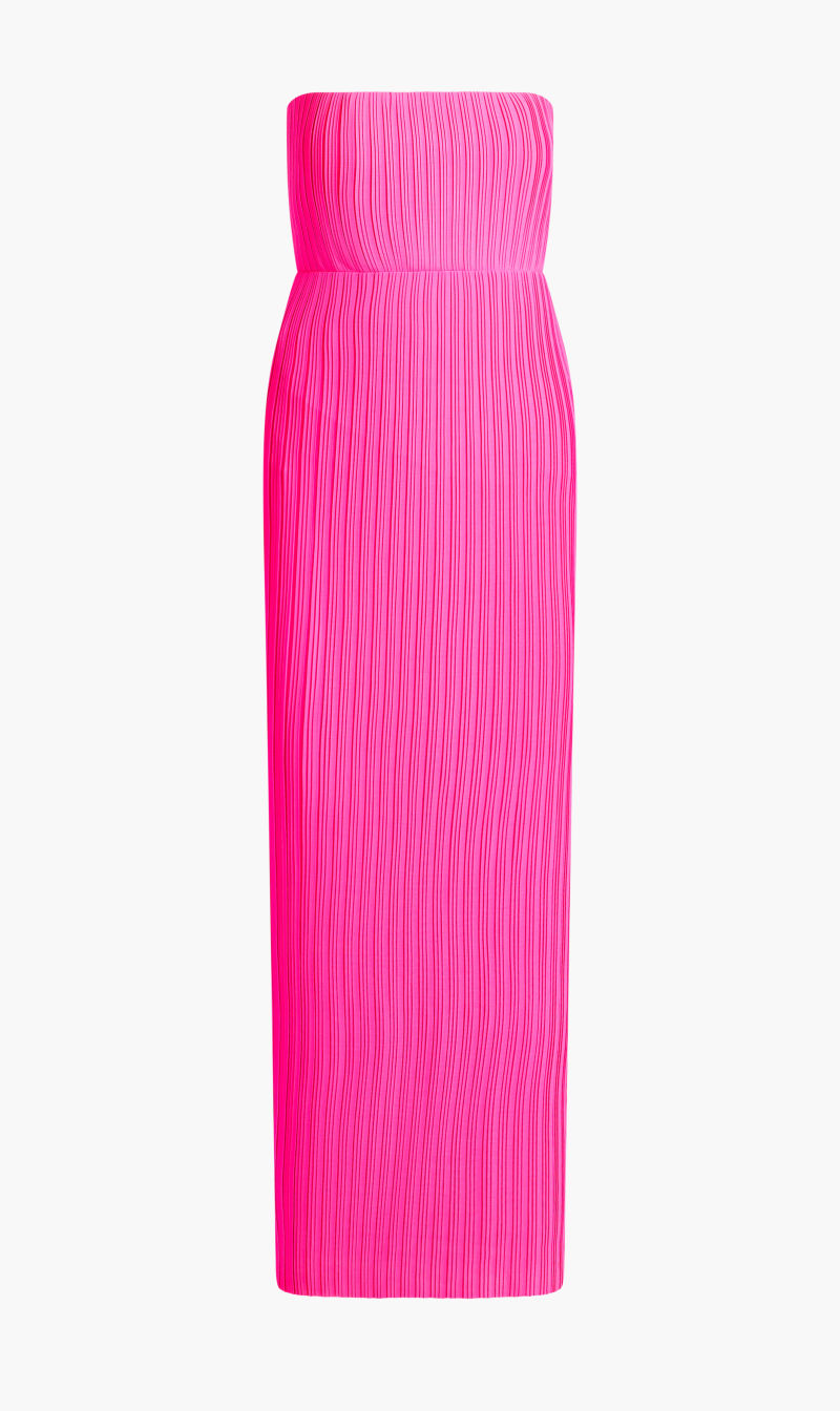Solace London Pink Harlee Maxi Dress for Women | The Deal Outlet