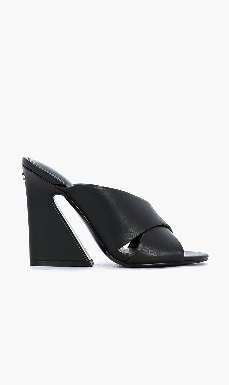 Guess Black Kiddy Heels for Women | The Deal Outlet