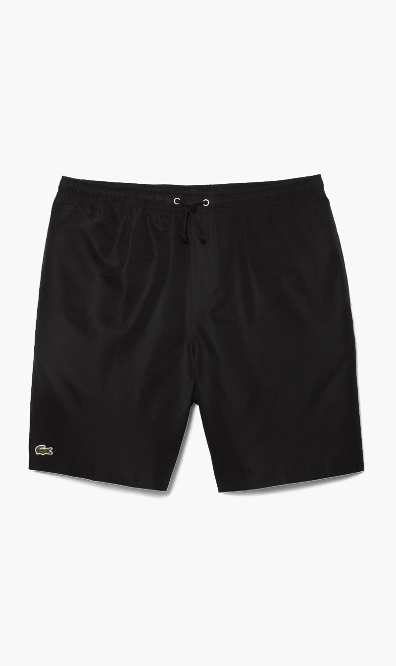 Lacoste Black White Tennis Shorts for Men | The Deal Outlet