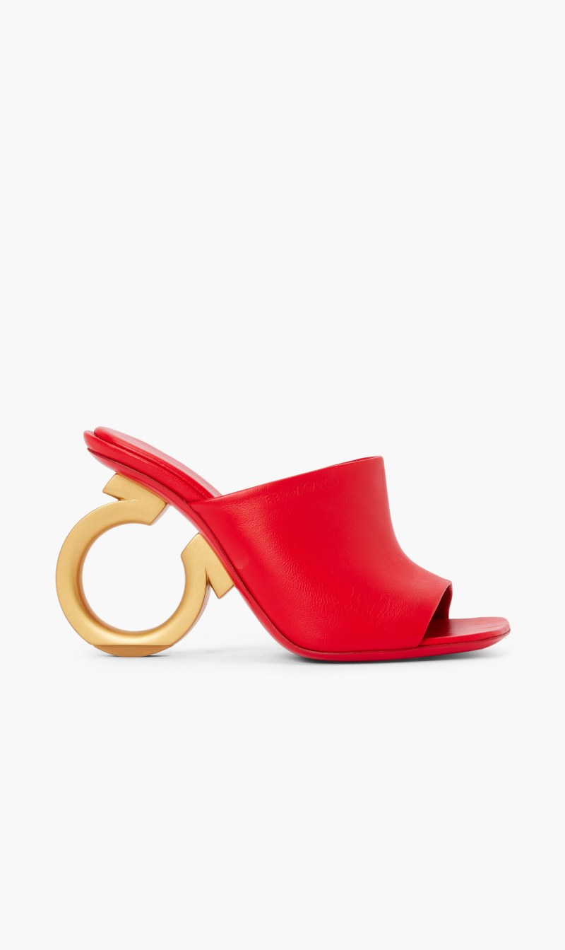 Salvatore Ferragamo White Slide for Women | The Deal Outlet