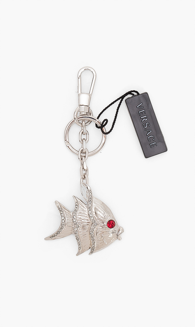 VERSACE Gianni Fish Key Ring