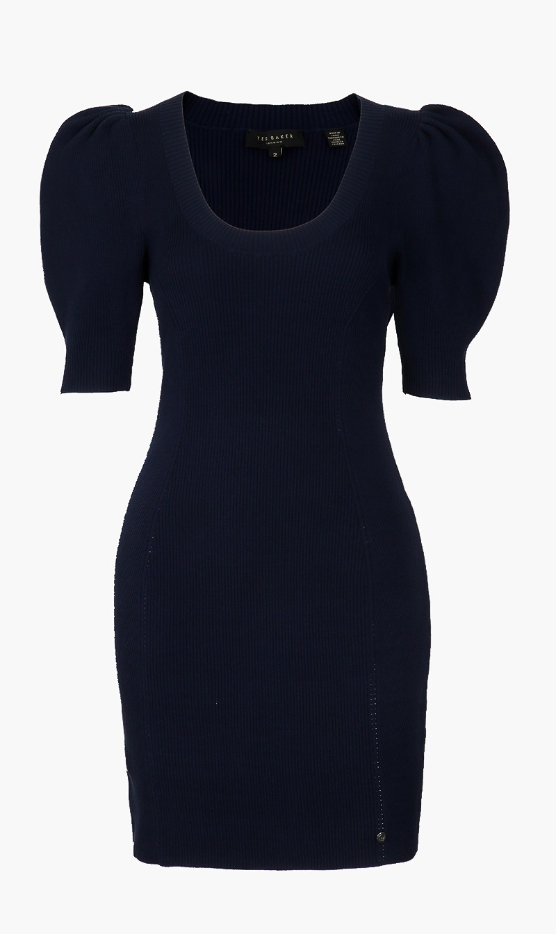 Scoop Neck Bodycon Dress