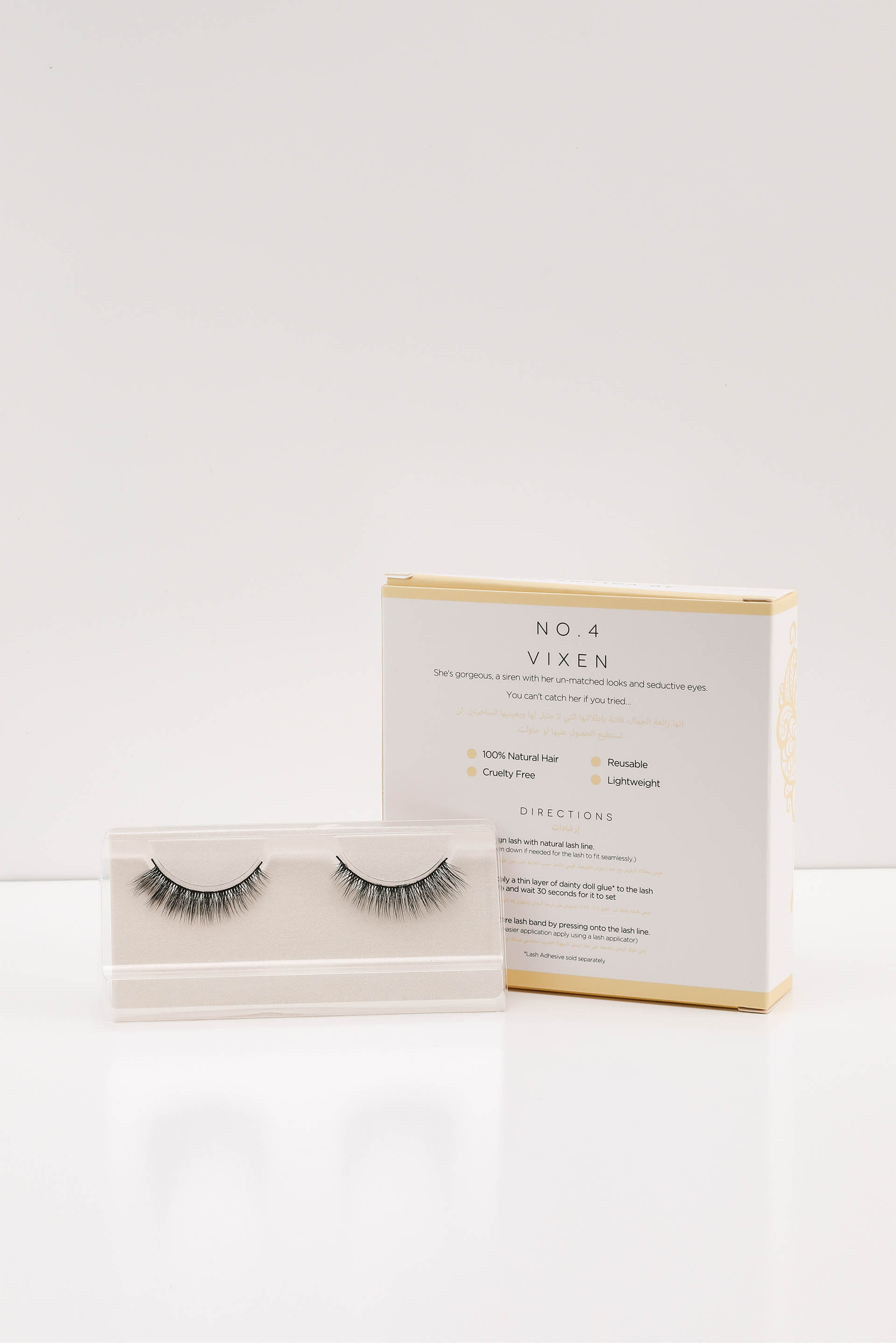 DAINTY DOLL Vixen 3d Volumes Silk Eyelashes, No. 4