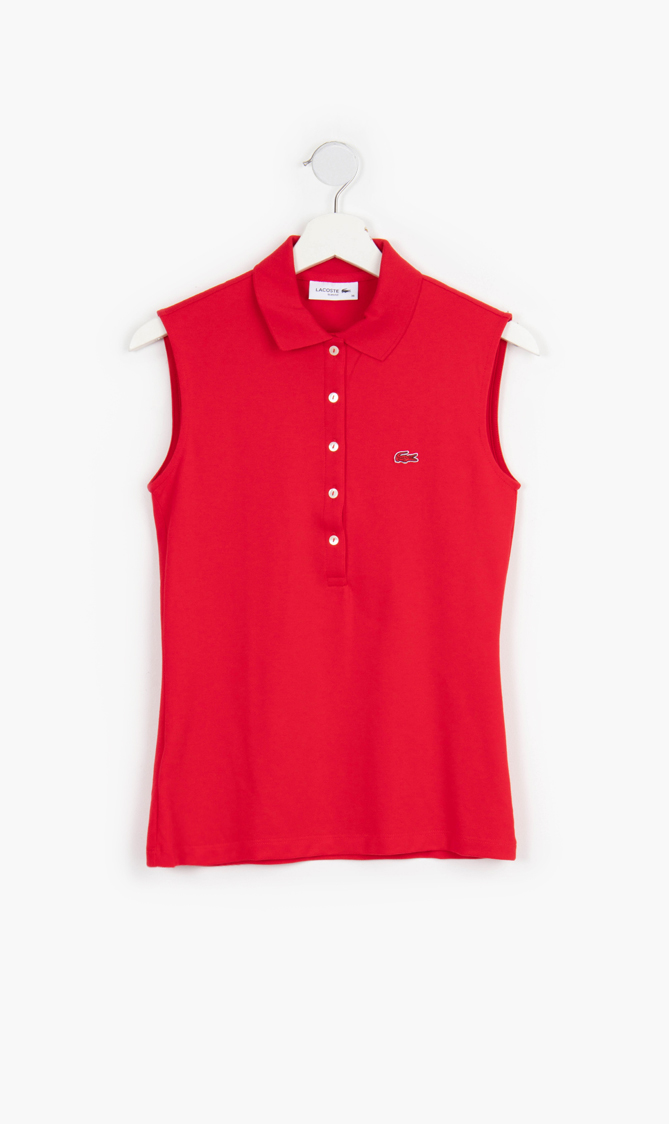LACOSTE Slim Fit Stretch Sleeves Polo Shirt
