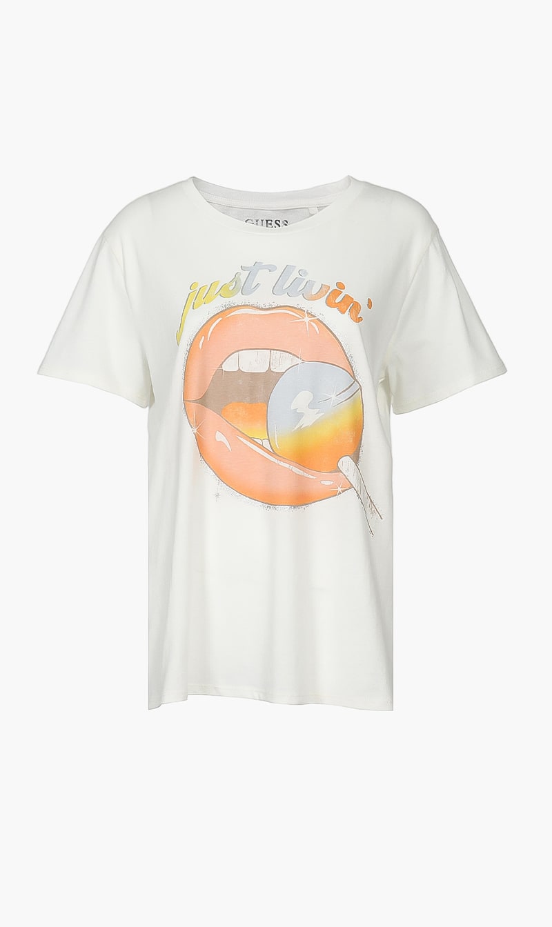 Logo Short Sleeves Tshirt, White