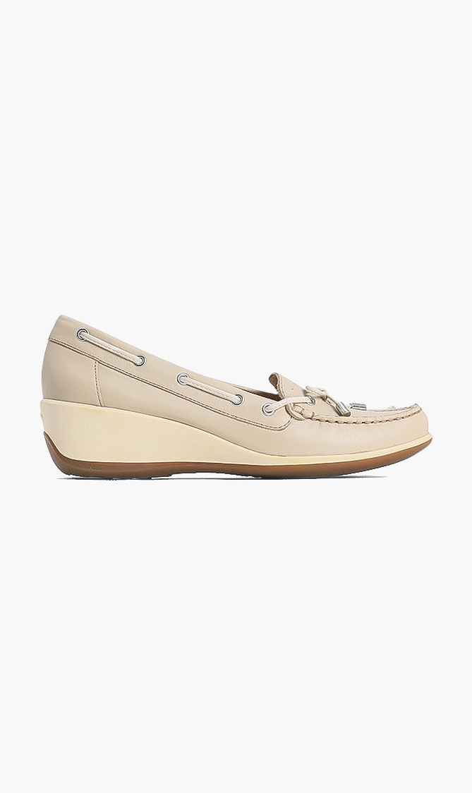 Geox Arethea Leather Boat Shoes