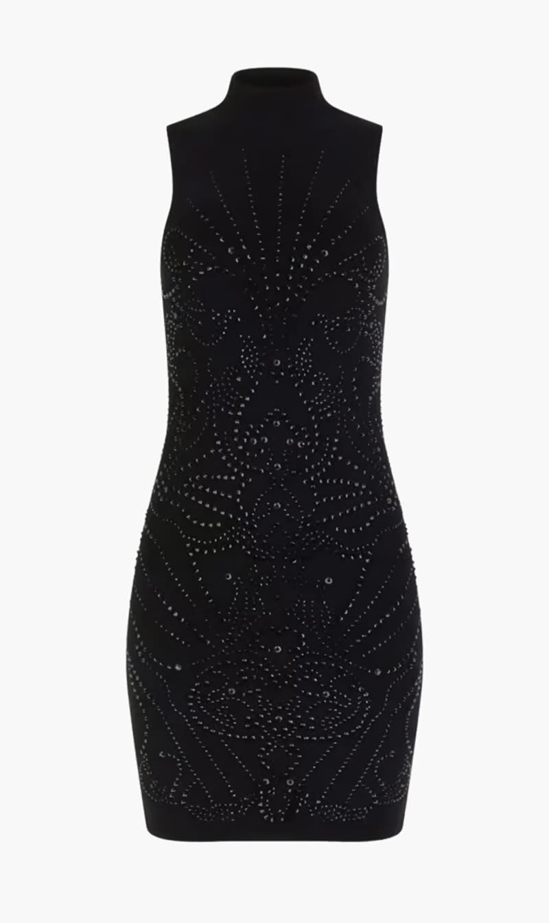 Guess Black Calista Rhinestone Dress for Women
Guess Black Calista Rhinestone Dress for Women