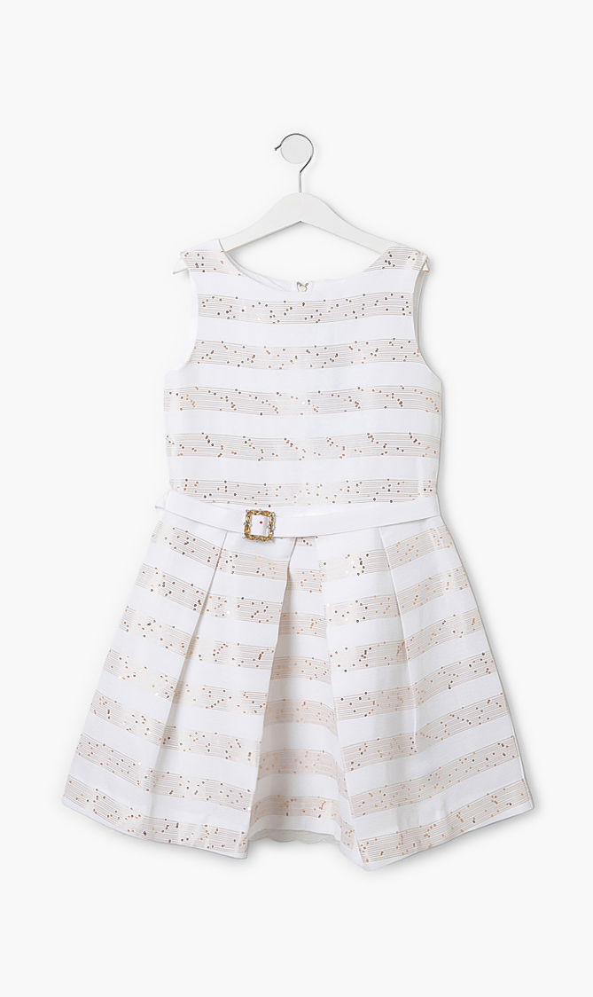 Mimisol Sequined Embellished Sleeveless Dress