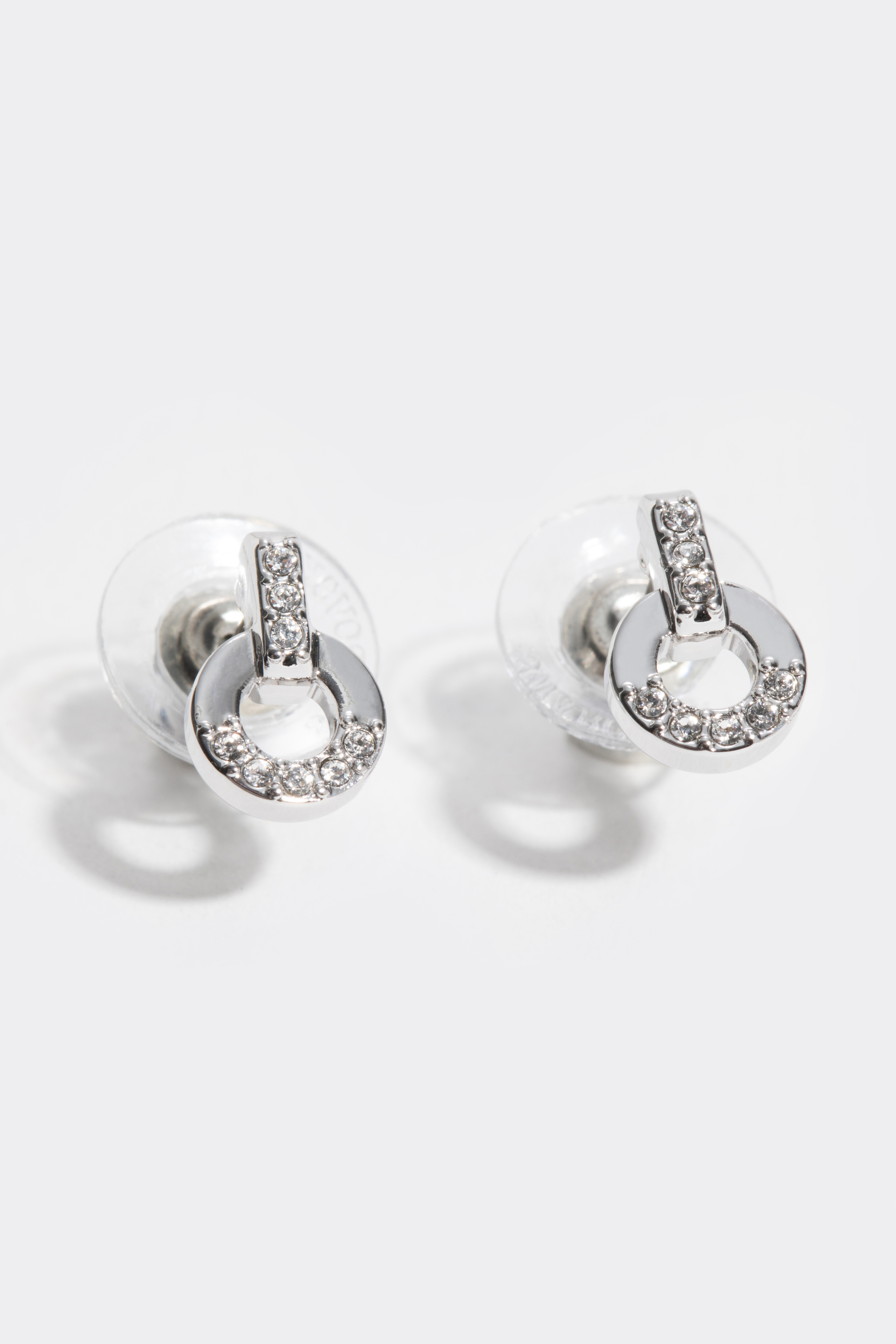 Swarovski Circle Stud Earrings