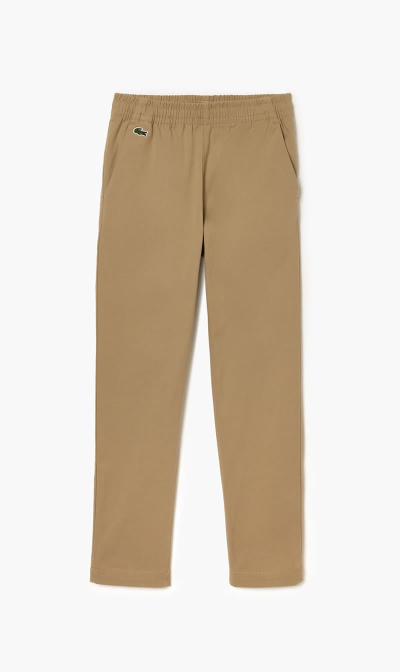 Lacoste Beige Trousers for Boys | The Deal Outlet