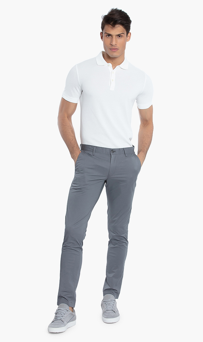 MICHAEL KORS Skinny Fit Solid Chino Pants