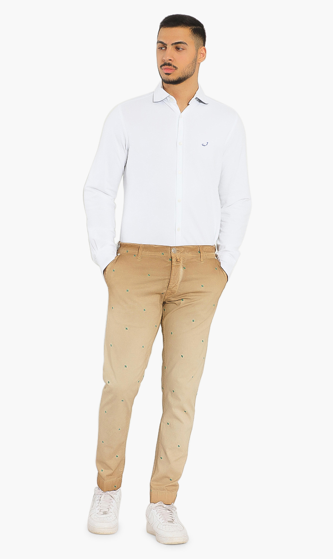 Jacob Cohen Embroidered Tailored Jeans
