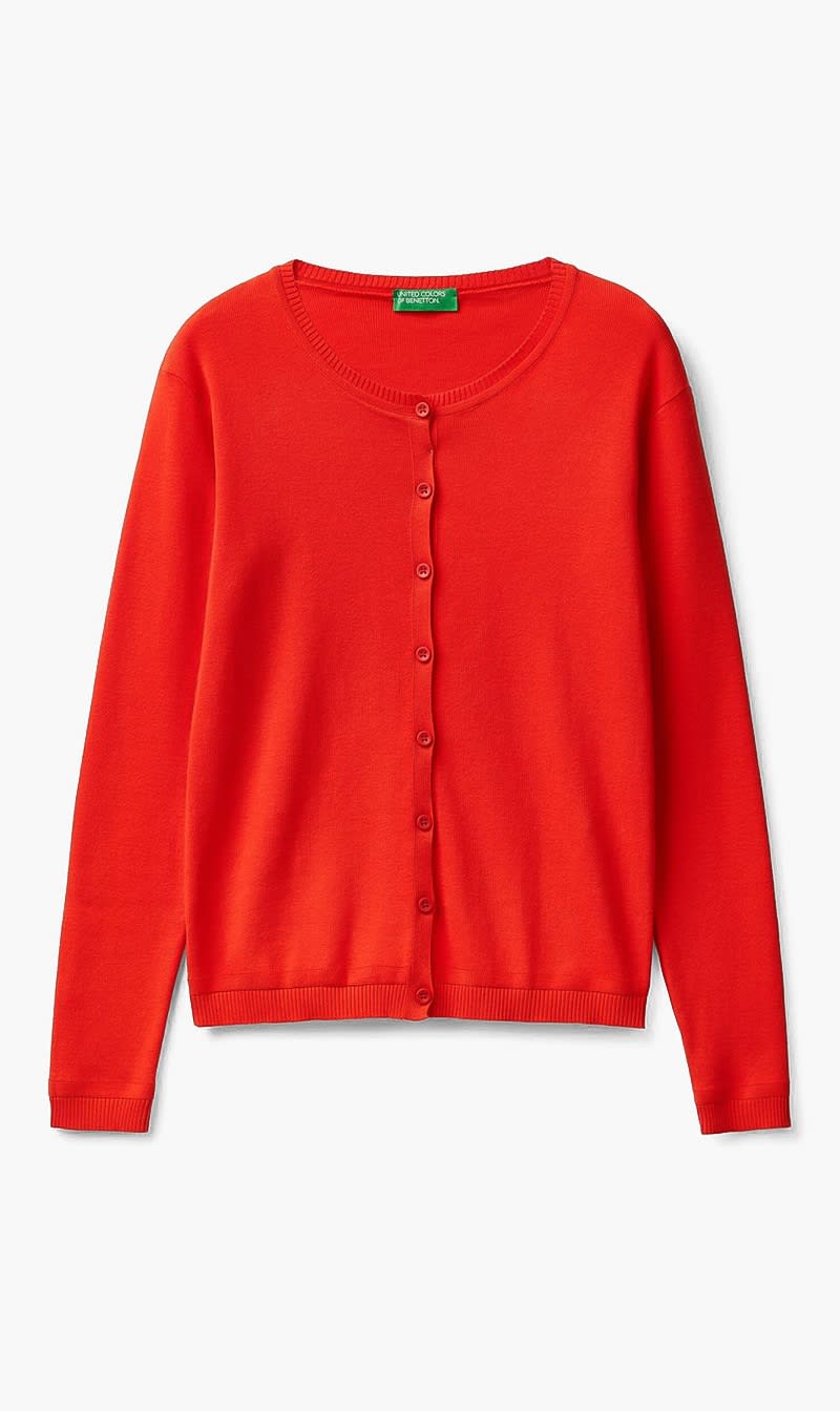 United Colors Of Benetton Red Jersey Cardigan Sweater for Women
United Colors Of Benetton Red Jersey Cardigan Sweater for Women