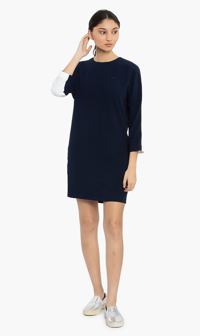 Lacoste Full Sleeves A Line Dress